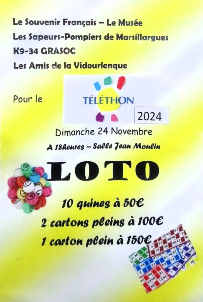 Loto Téléthon ce soir