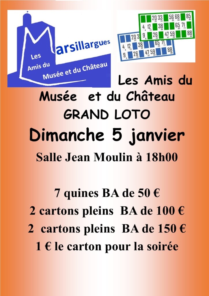 LOTO des Amis du Musée et du Château